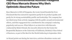 Hope for Environmental Activists