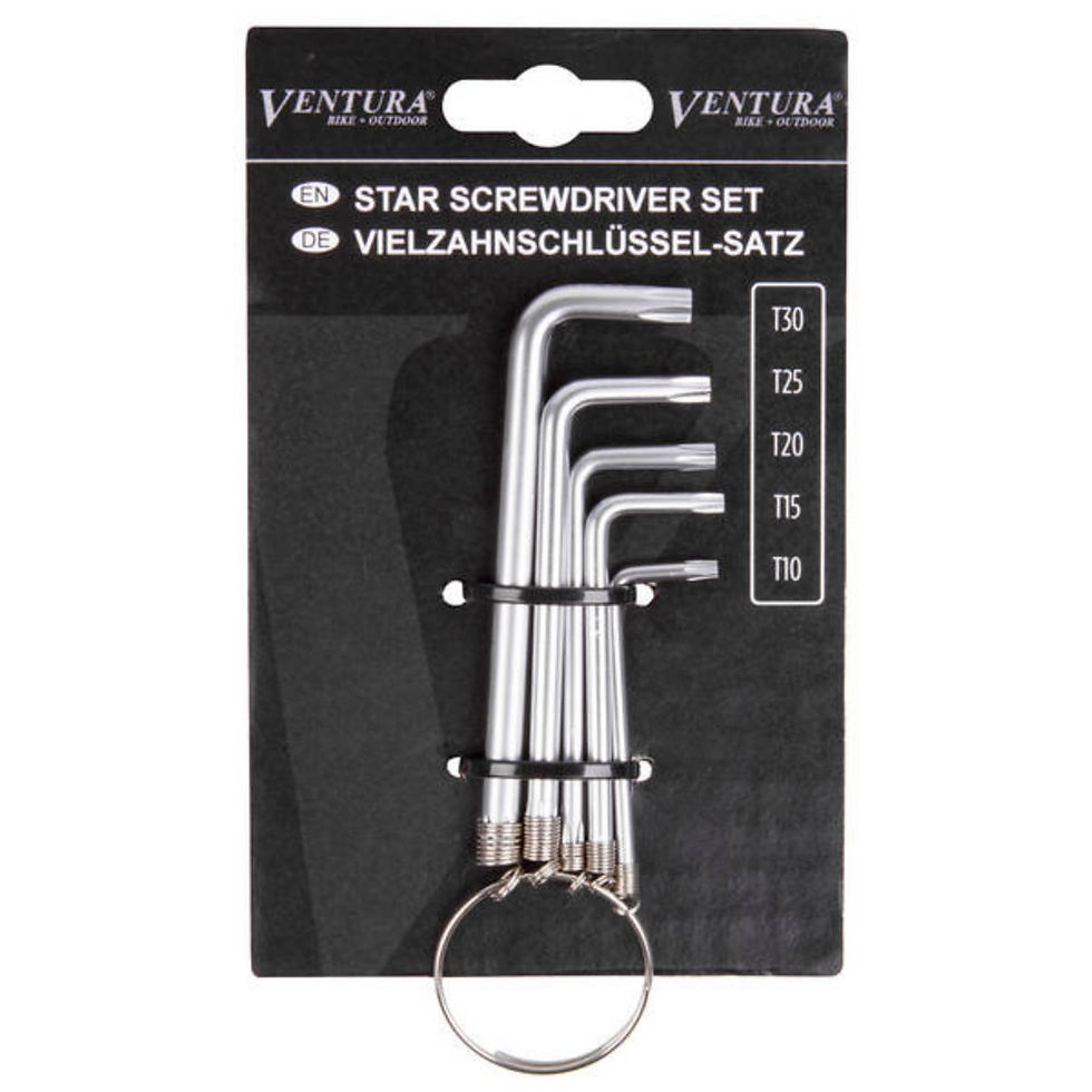 Thumbnail: Star Screw Wrench Set on Key Ring