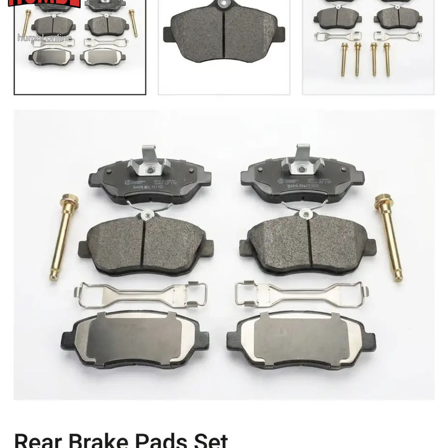 (A) (BB) BMW F22 M240i Rear Brake Pad Set