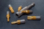 Set of Torx bits and metal tools