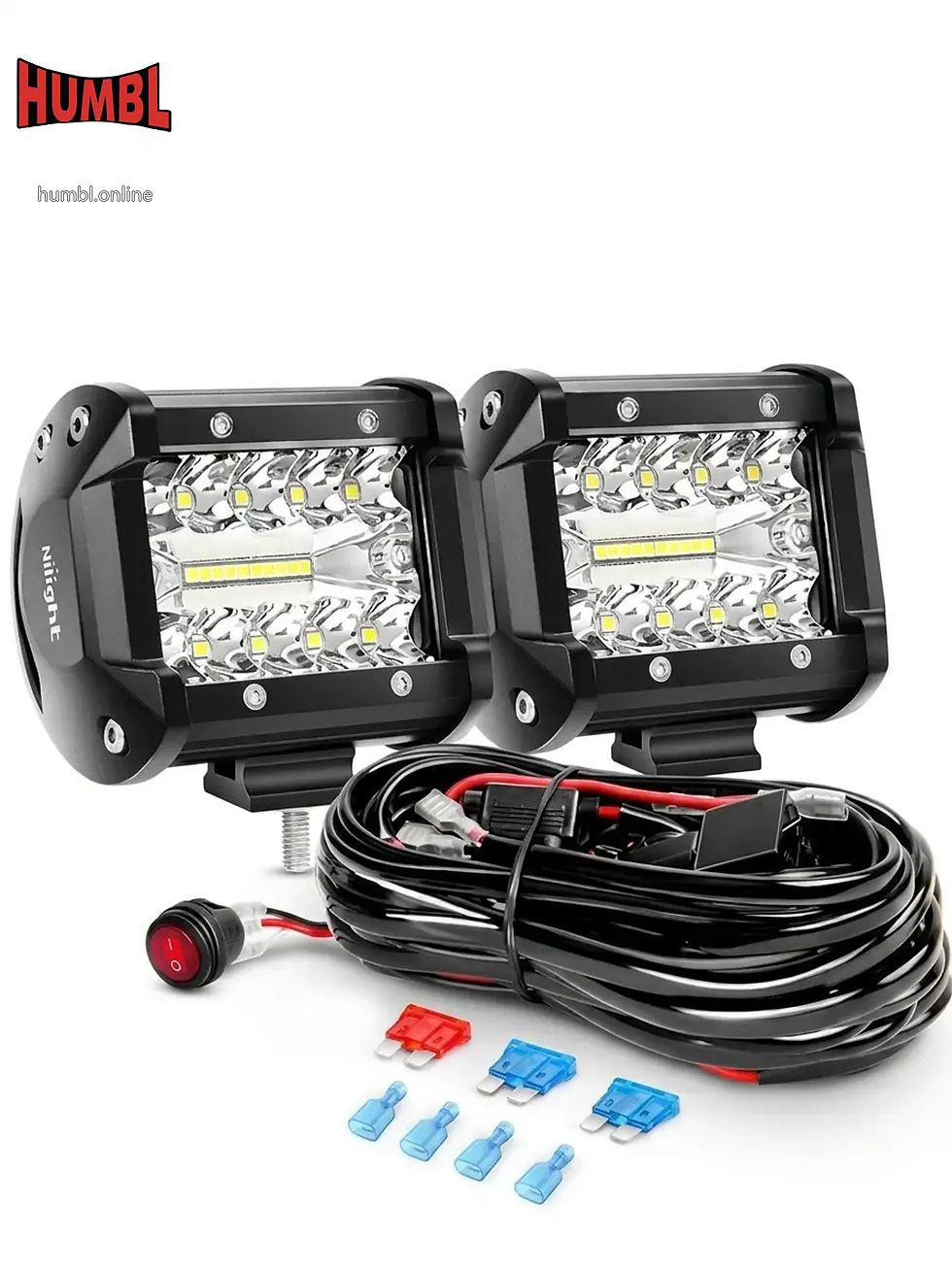 Nilight led light 2 pc light bar