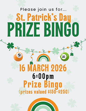 Monday, December 9th, 2024 630pm Prizes will include TV's, Electronics, Kitchen Appliances