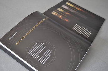 Control4 The Art of Sound Brochure "Why High-Resolution Audio Matters" title page close-up