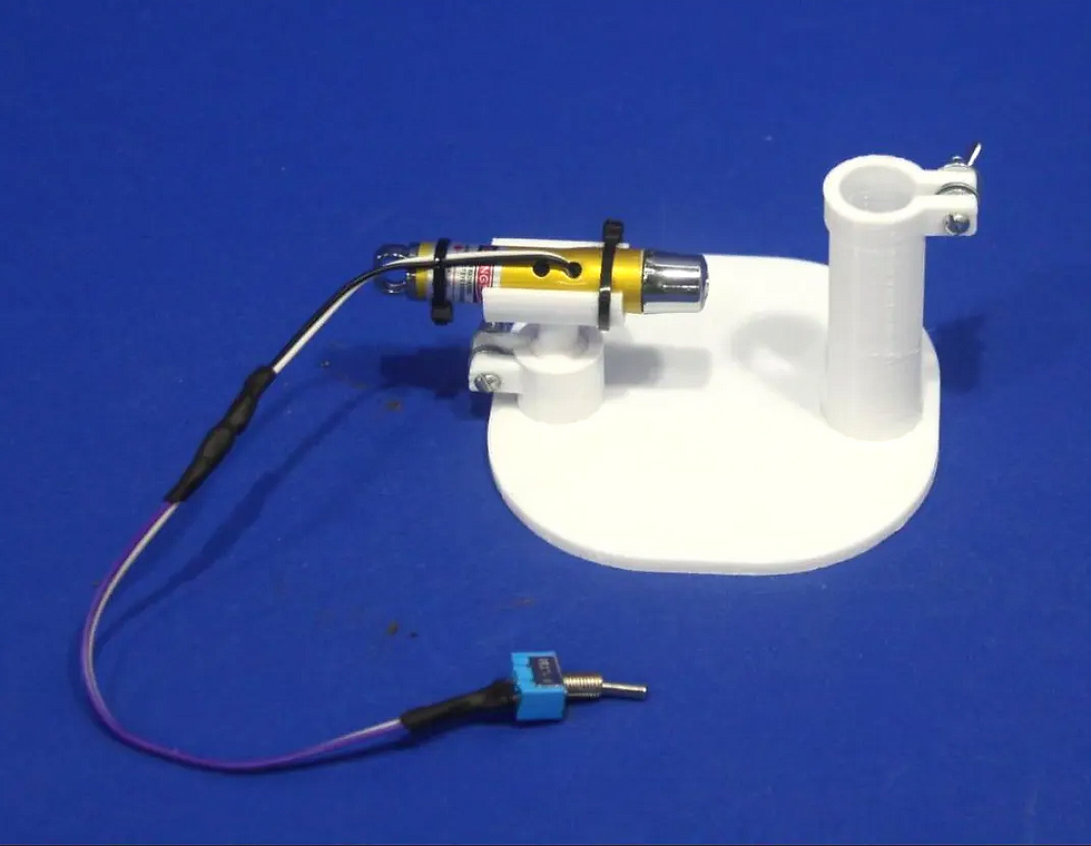 Miniatura: Microscópio Caseiro (Laser)