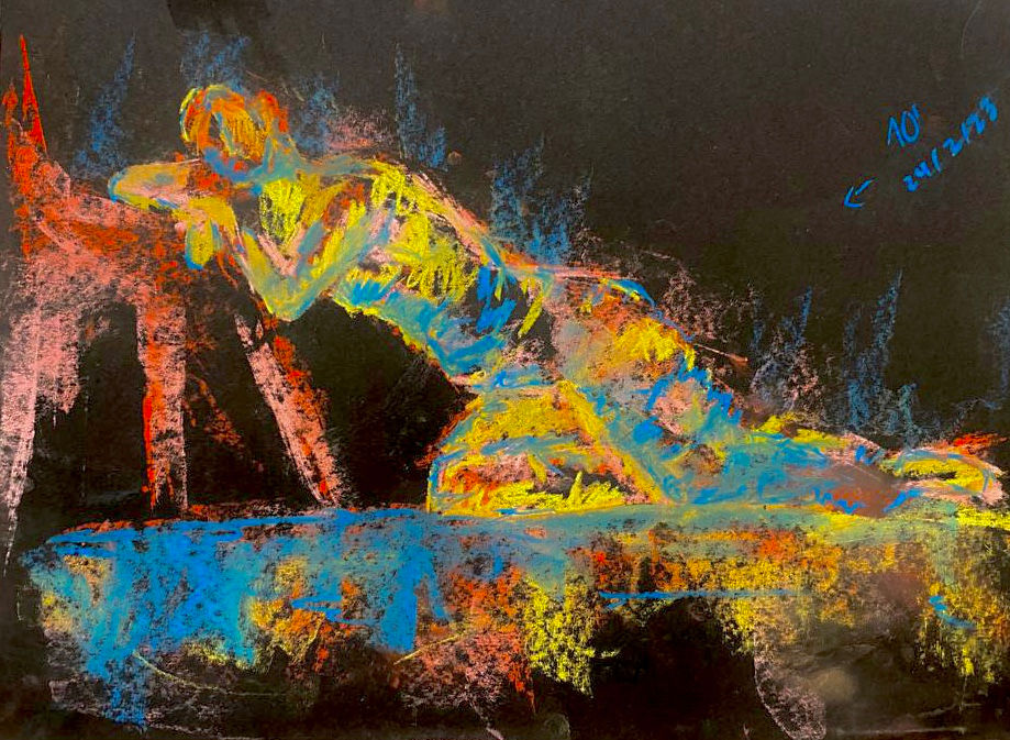 Figura humana (pastels)