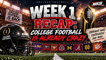 Week 1 of college football delivered chaos, close finishes, statement wins and plenty of storylines as the 2026 season got underway.