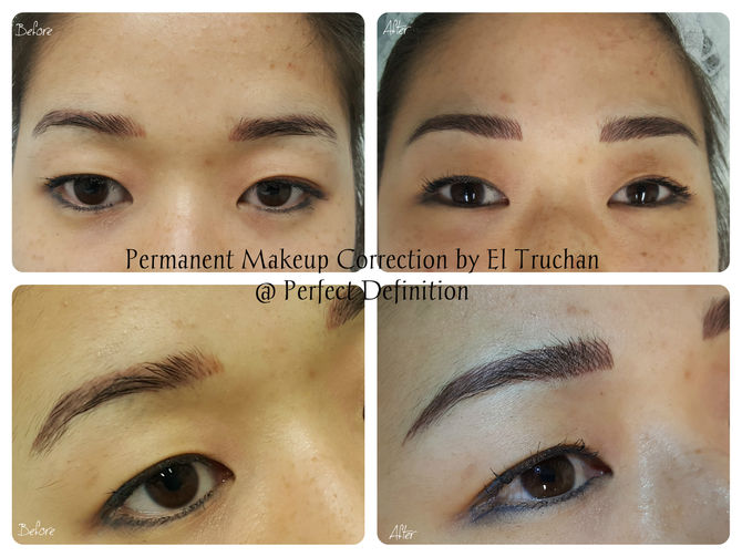 Eyebrows Permanent Makeup Correction