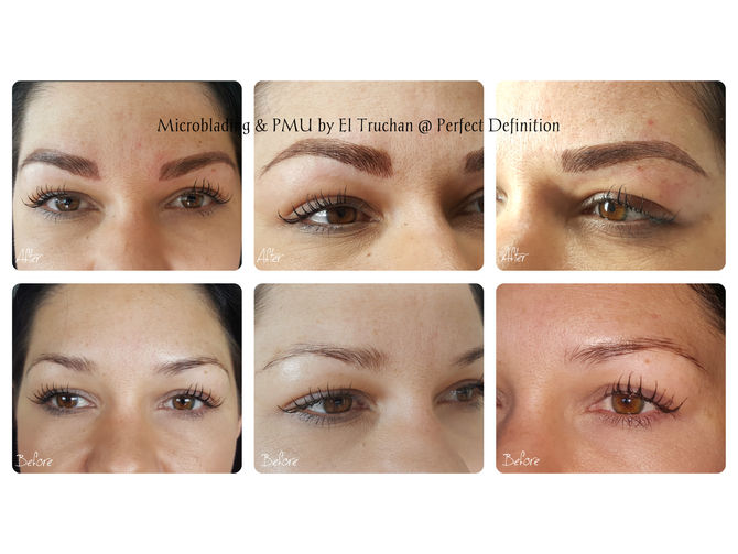 Natural Eyebrows thickness restoration - PMU & Microblading