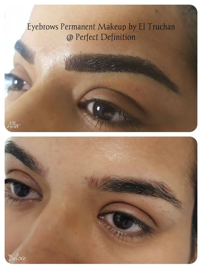 Permanent Eyebrow Makeup Hair by Hair style by El Truchan