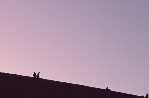 Luna sobre las dunas de Concón