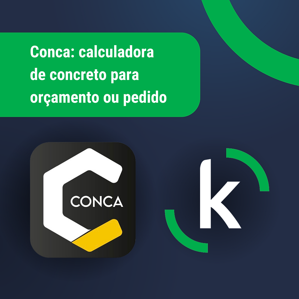 Conca: calculadora de concreto para orçamento ou pedido