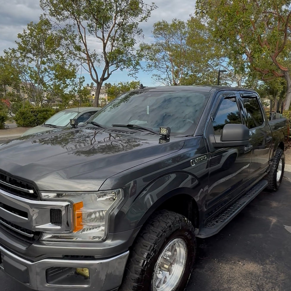 Ceramic Coating on truck in Murrieta/Temecula