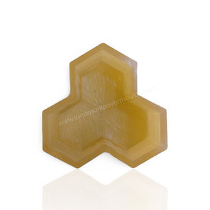 "Hexagon plastic paver mould made from virgin PVC, designed for crack-resistant block manufacturing – Landmark Polymers"