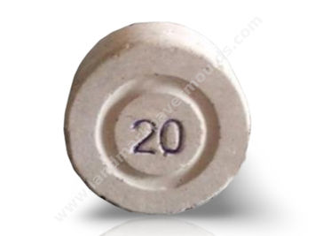 High-precision cover block mould LP-CB08 of size 20mm Round and 39 cavity, ideal for concrete spacing applications – Landmark Polymers