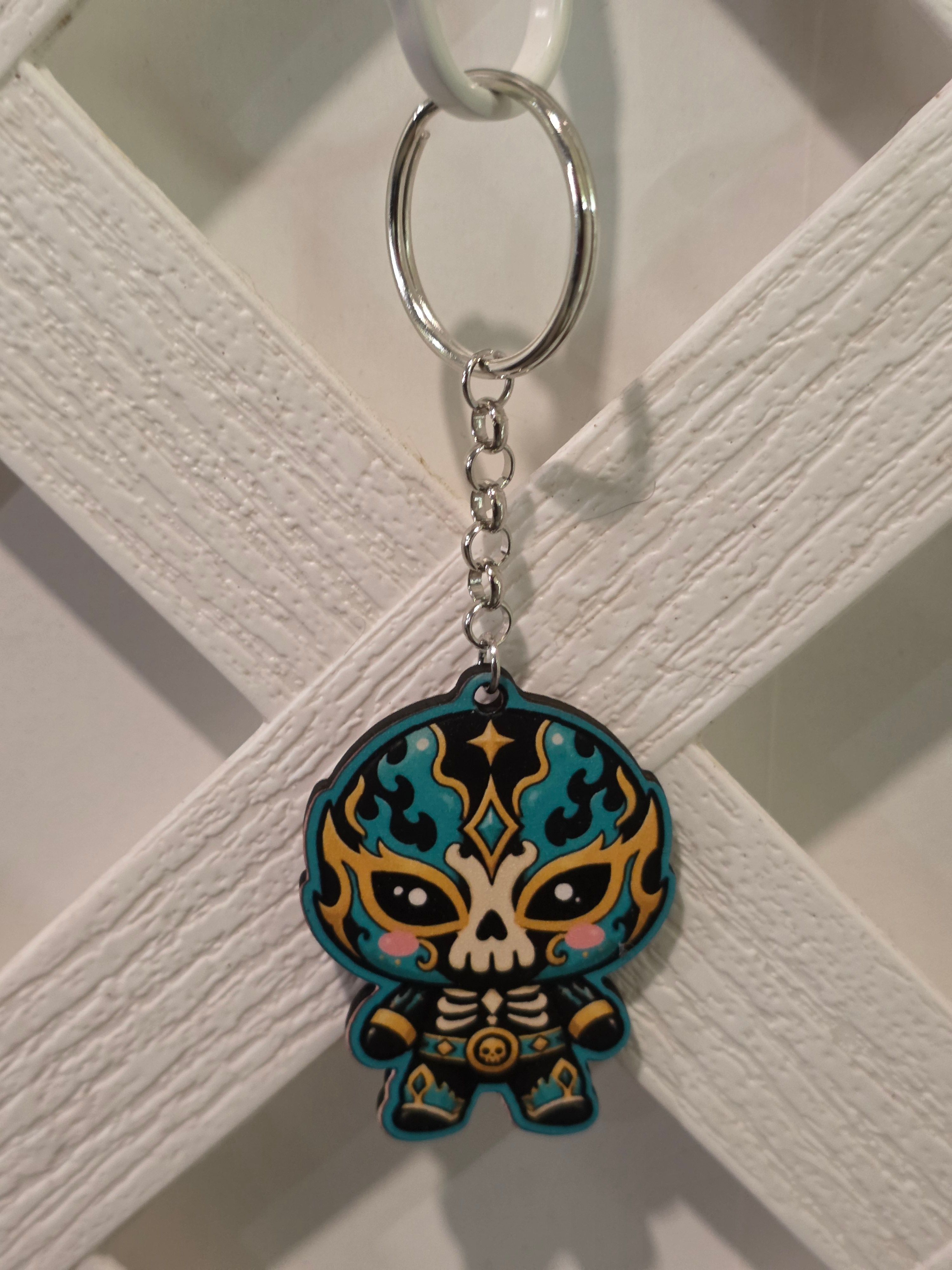 Custom UV Printed Wooden Keychain