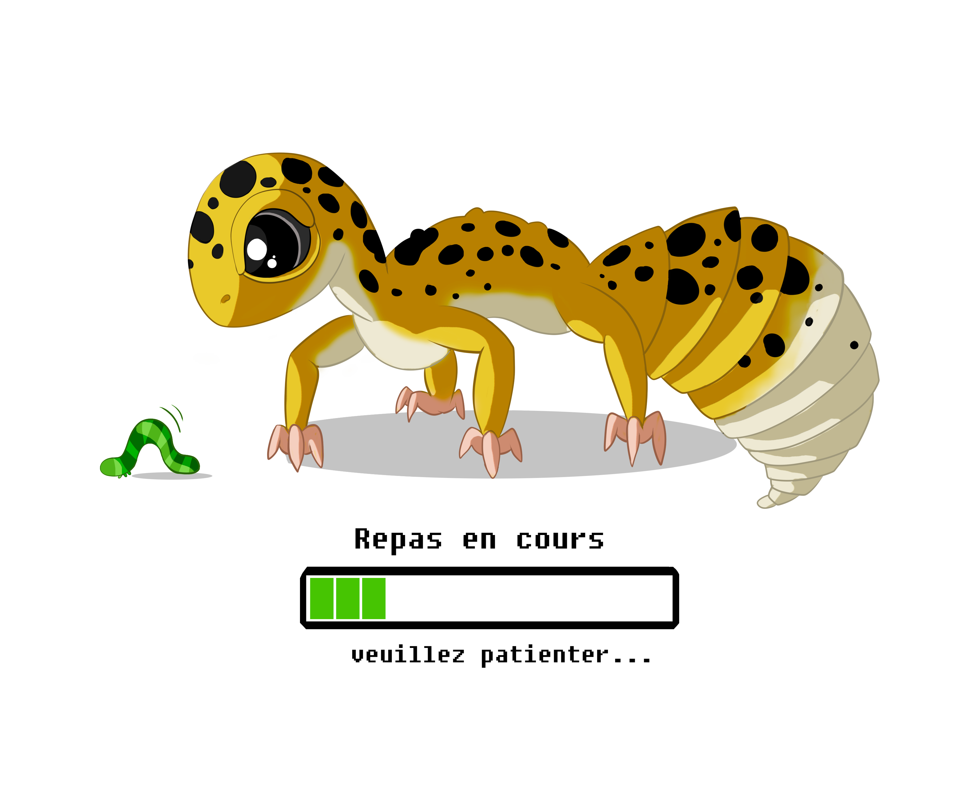 Gecko feeding time - 2016