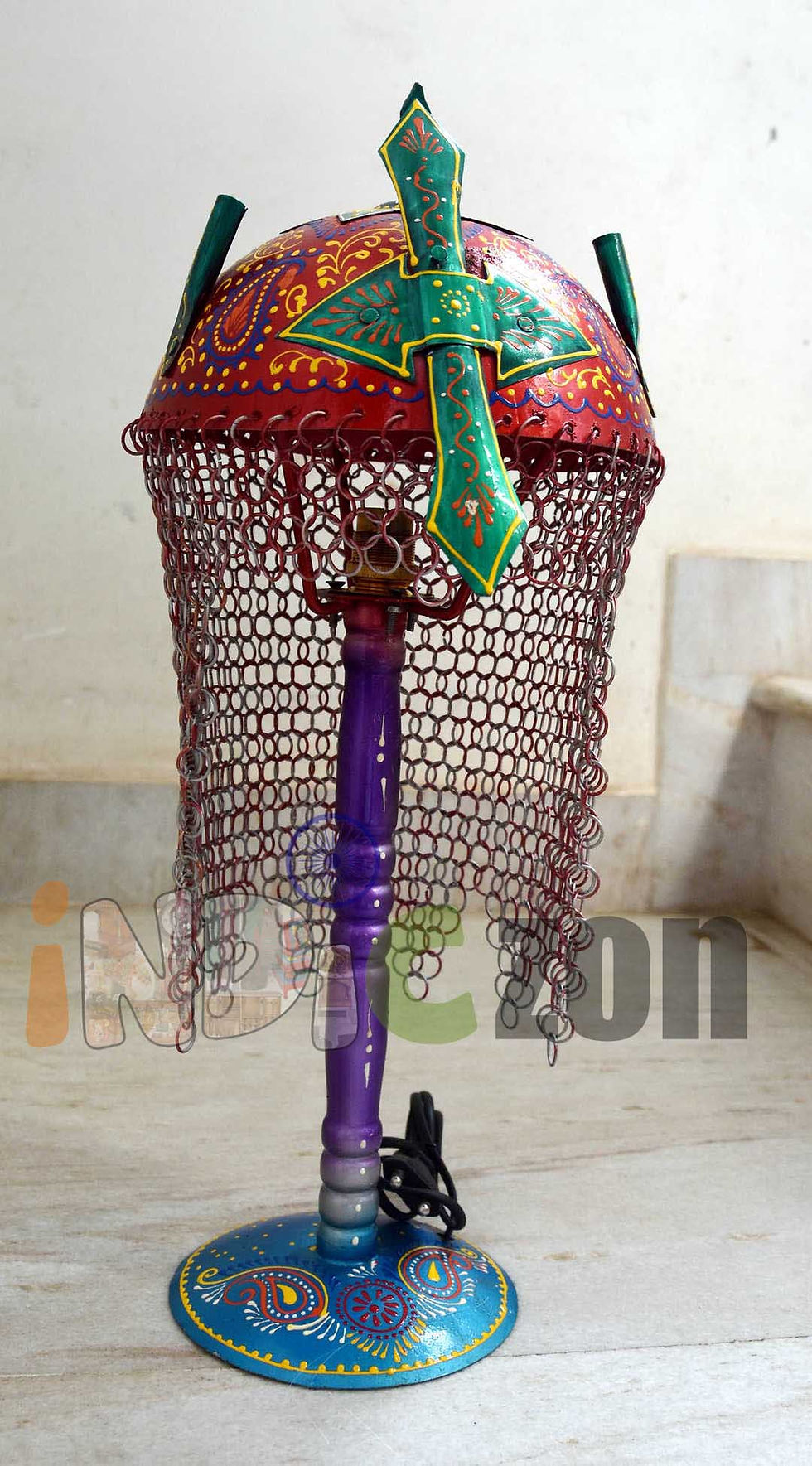 Thumbnail: Warrior Helmet shape design Lamp