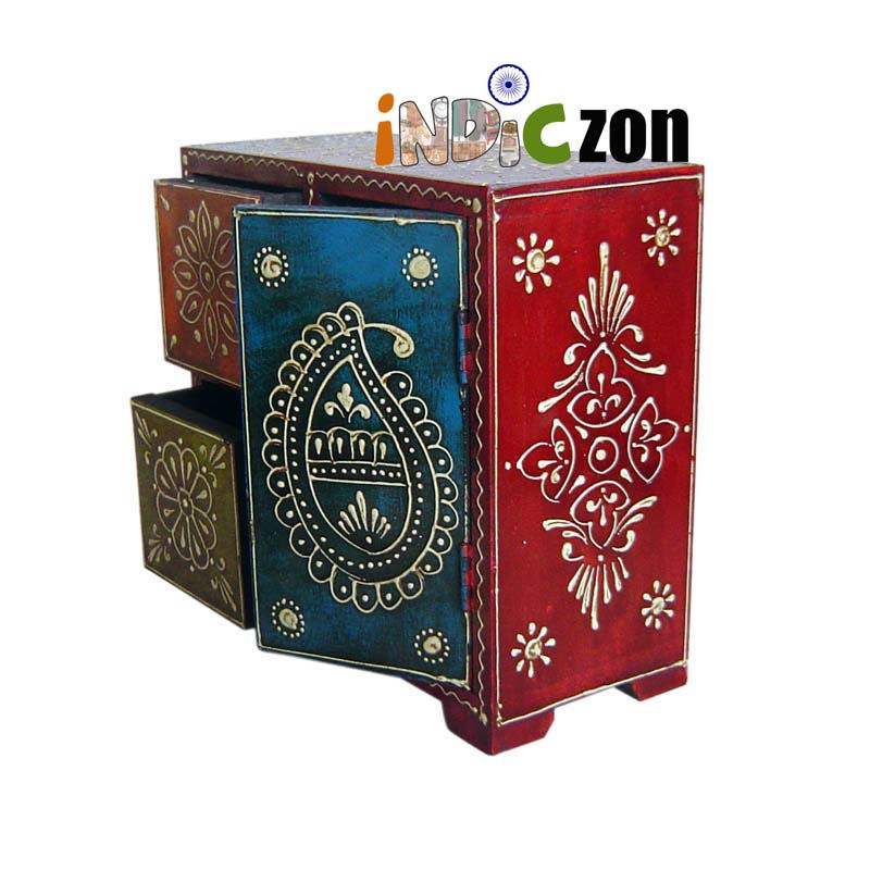 Thumbnail: Multicolor Utility Box With Drawers and Cabinet