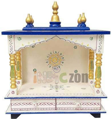 Thumbnail: Beautifully Handcrafted and Handpainted Wooden Mandir