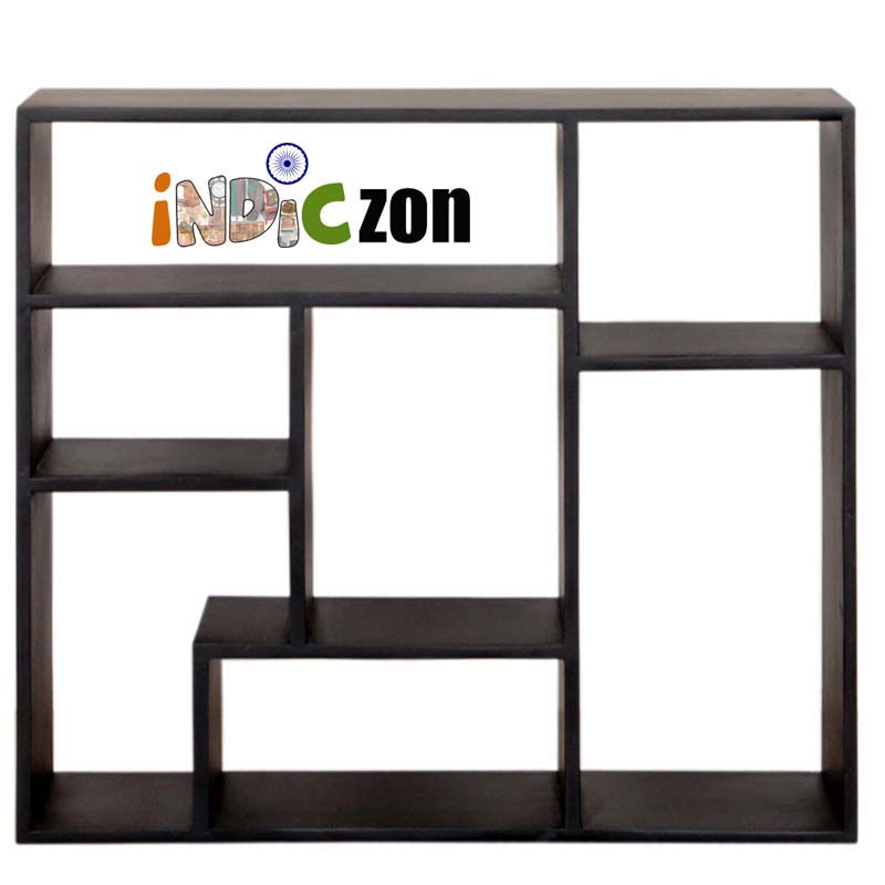 Thumbnail: Multi Block Wooden Solid Wall Book Shelf