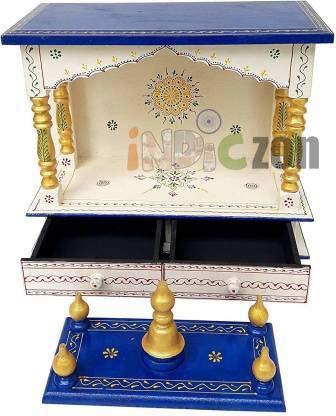 Thumbnail: Beautifully Handcrafted and Handpainted Wooden Mandir