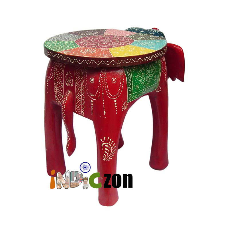 Thumbnail: Flashy Red Elephant Figure With Circular Surface