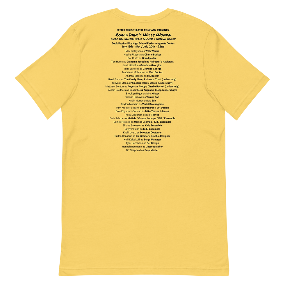 Thumbnail: "Just Think Positive" - Adult Unisex T-Shirt (Cast & Crew)