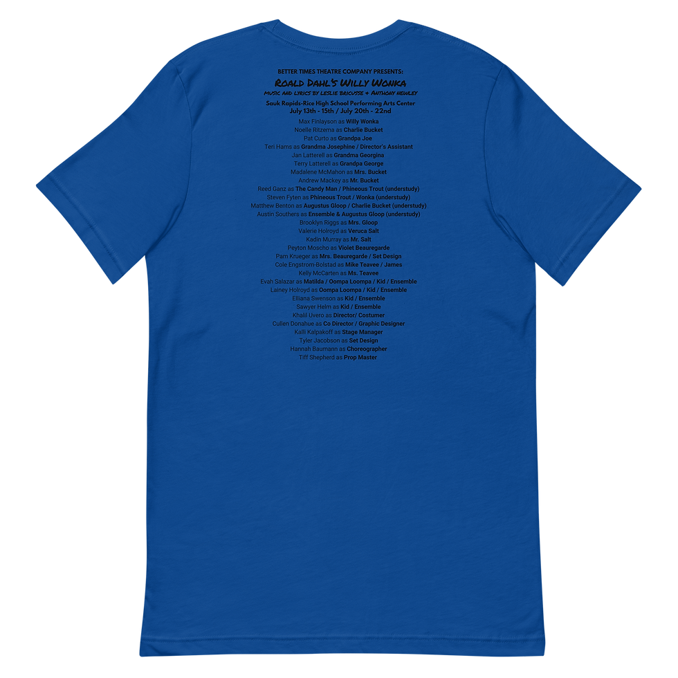 Thumbnail: "Just Think Positive" - Adult Unisex T-Shirt (Cast & Crew)