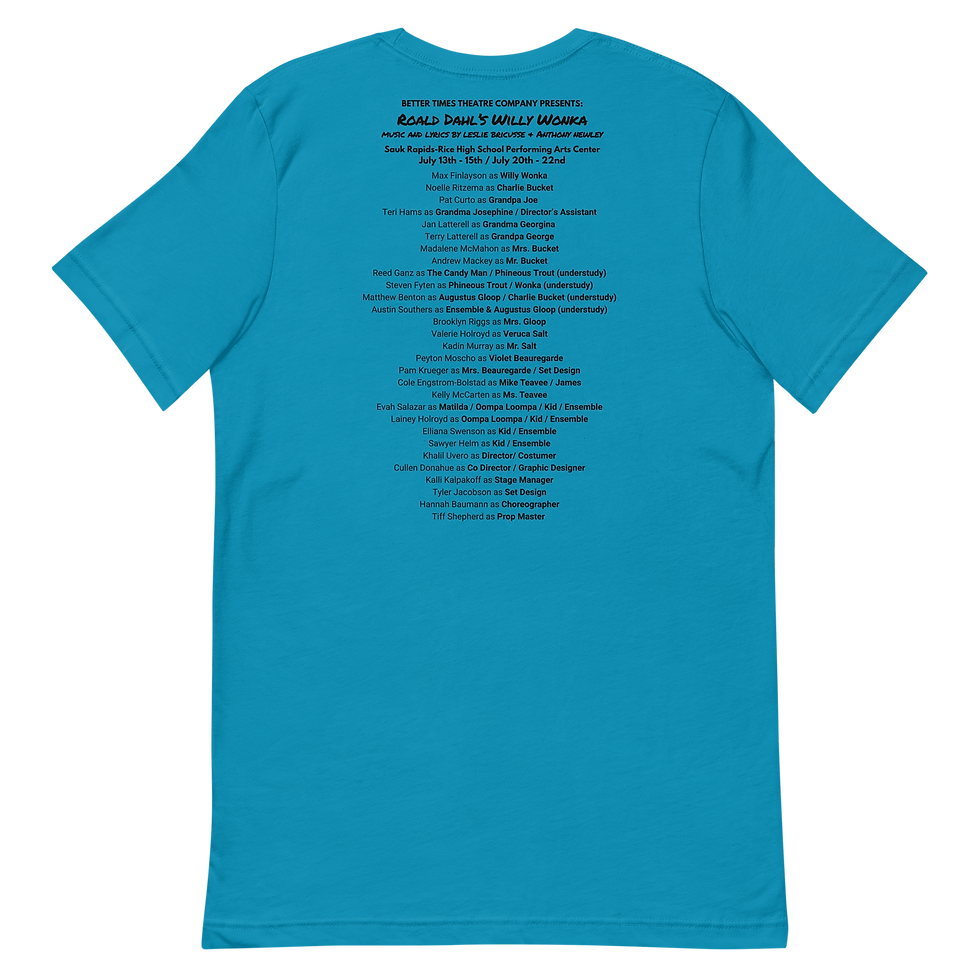 Thumbnail: "Just Think Positive" - Adult Unisex T-Shirt (Cast & Crew)