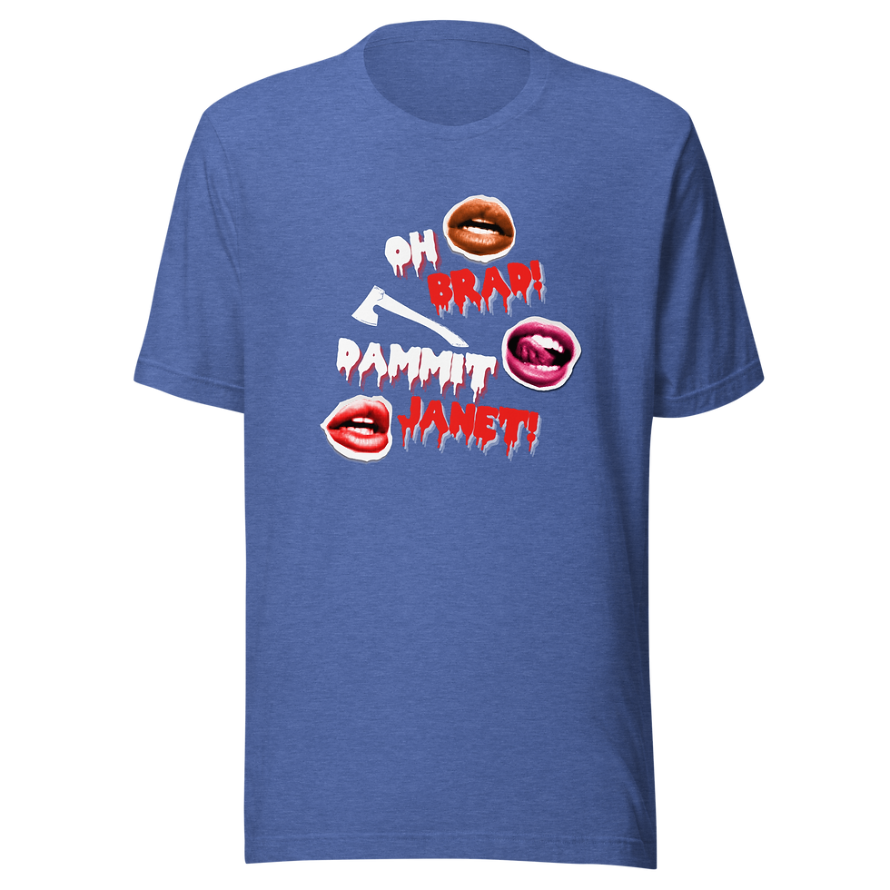 Thumbnail: "Oh Brad! Dammit Janet!" - Unisex Short Sleeve T-Shirt
