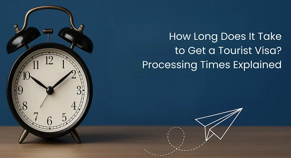 Tourist visa processing times explained for travelers
