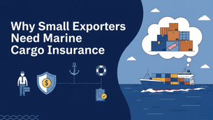 A small exporter loading goods onto a cargo ship, symbolizing the importance of marine cargo insurance for protecting shipments against risks like damage, loss, or theft during transit.