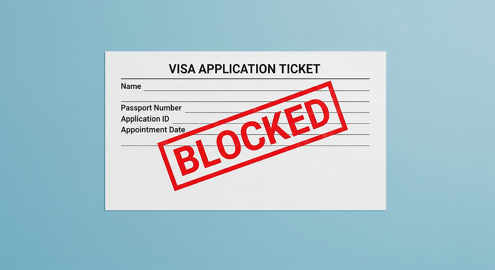 Blocked ticket for visa applications – meaning, uses, and importance