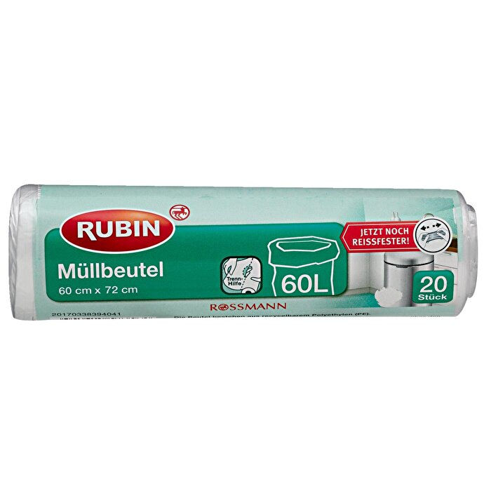 Çöp Torbası - 60 Litre 60x72 cm 20'Li