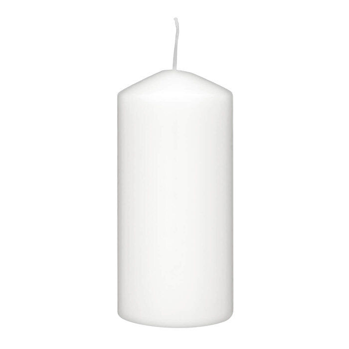 Silindir Mum Beyaz, 150x75 mm