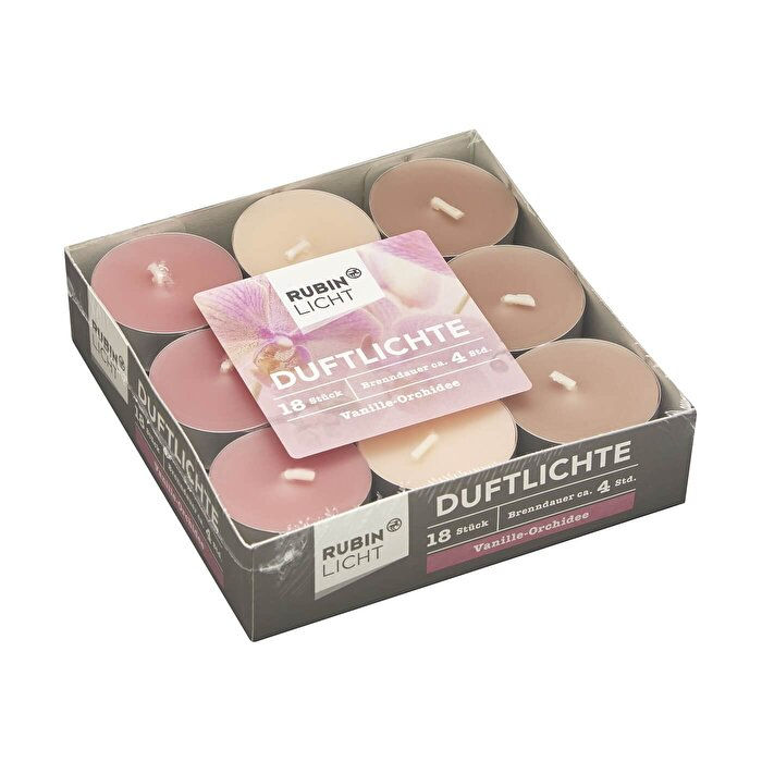 Tealight Mum Vanilya Orkide 18'Li