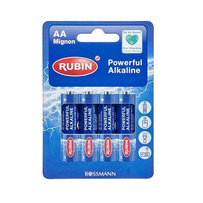 Alkalin AA Kalem Pil 1,5V 4'Lü