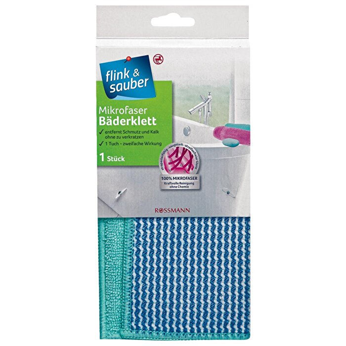 Mikrofiber Banyo Temizlik Bezi Tekli
