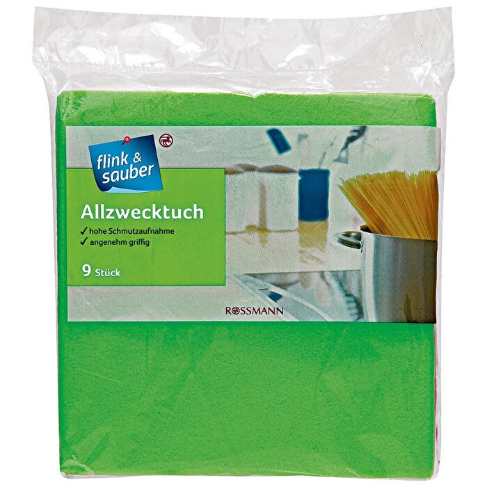 Çok Amaçlı Temizlik Bezi 38x38 cm 9 Lu