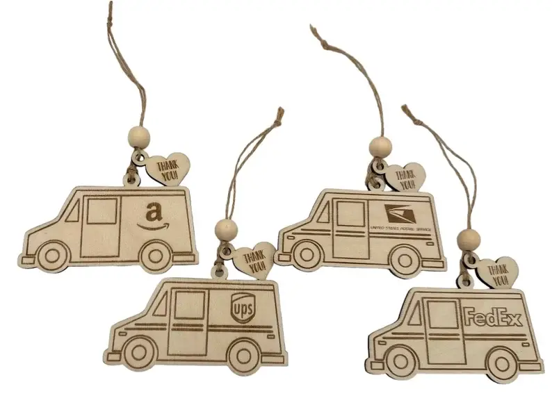 Thumbnail: USPS Thank you Ornament Gift for Delivery Driver