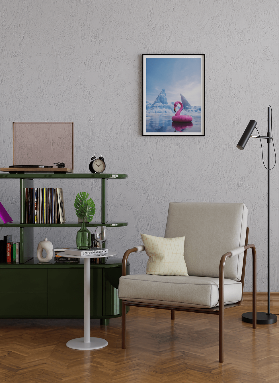 תמונה ממוזערת: Inner Conflict Fine Art Print Living Room