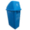 PAPELERA MARCADA AZUL