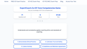 ICF Core Competencies Flashcard Study Game
