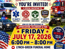 First Responders Appreciation Night July 17th