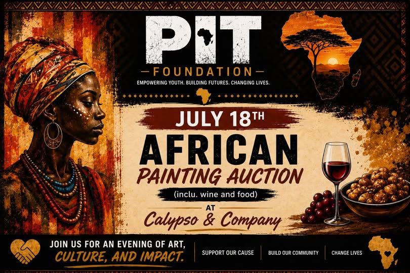 Silent Auction July 18th To Benefit The PIT Foundation