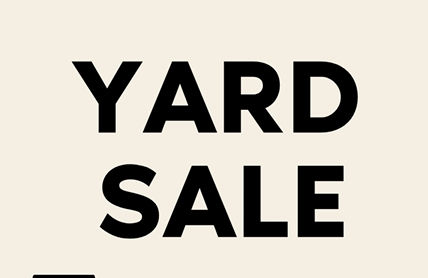 ECCHS Yard Sale July 16th And 17th