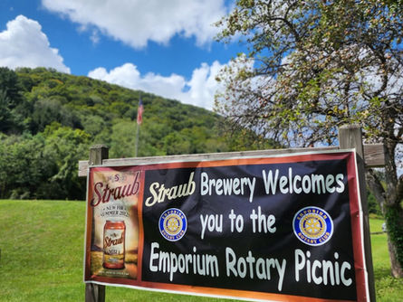 Emporium Rotary Club Picnic Wedensday, August 20th