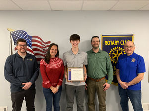 Louie Nedzinski, Rotary Student Of The Month