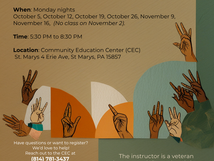 Basic Sign Language Class Begins October 5th At CEC