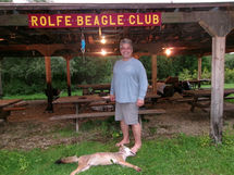 Buriak Brings First Coyote to Rolfe Beagle Club’s Statewide, 10-Day, Coyote and Crow Hunt  